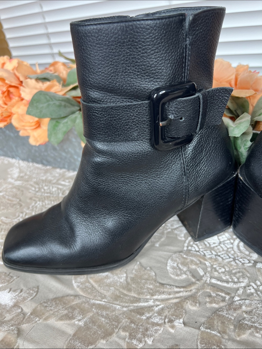 Paul Green  Nirvana Black Leather Boot  Women’s Size US 8.5 UK 6 - Picture 7 of 15